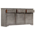 Rustika Rowe -  Sideboard Grey 160x40x80 cm Solid Mango Wood